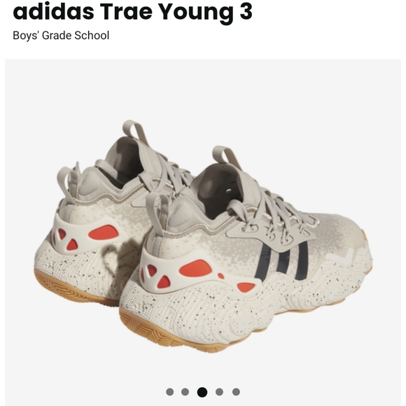 Trae Young 3 J Adidas basketball shoes sneakers size US 3.5 modern futuristic - Picture 3 of 10